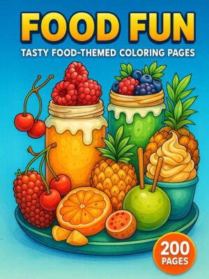 Delicious Food-Themed Coloring Pages for Fun and Relaxation