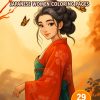 Geisha Grace: 29 Japanese Women Coloring Pages for Adults