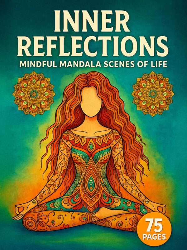 Mindful Mandala Scenes of Life: Inner Reflections Coloring Book