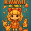 Super Cute Coloring Pages - Mega Kawaii Bundle for Kids and Adults