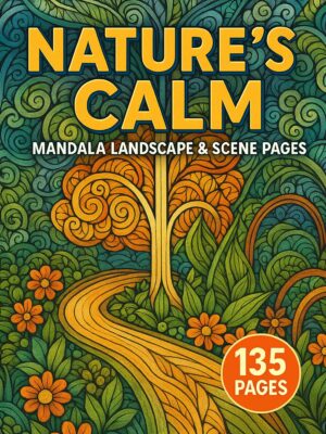 Tranquil 135 Mandala Landscape: Nature's Calm Collection