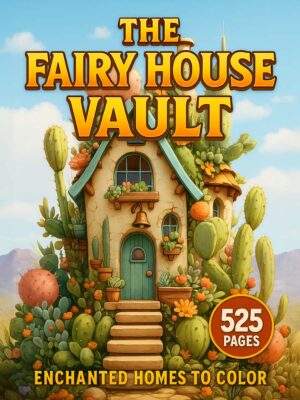 Enchanted Fairy Homes Coloring Book: Magical Designs Vault