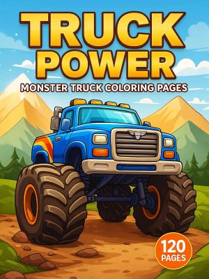 Monster Truck Coloring Pages: Rev Up Your Child's Creativity with Truck Power Designs